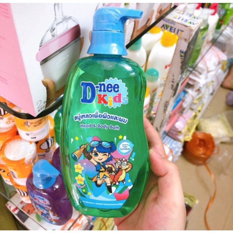 SỮA TẮM GỘI CHO BÉ 2 IN 1 D-NEE KIDS 400ML THÁI LAN