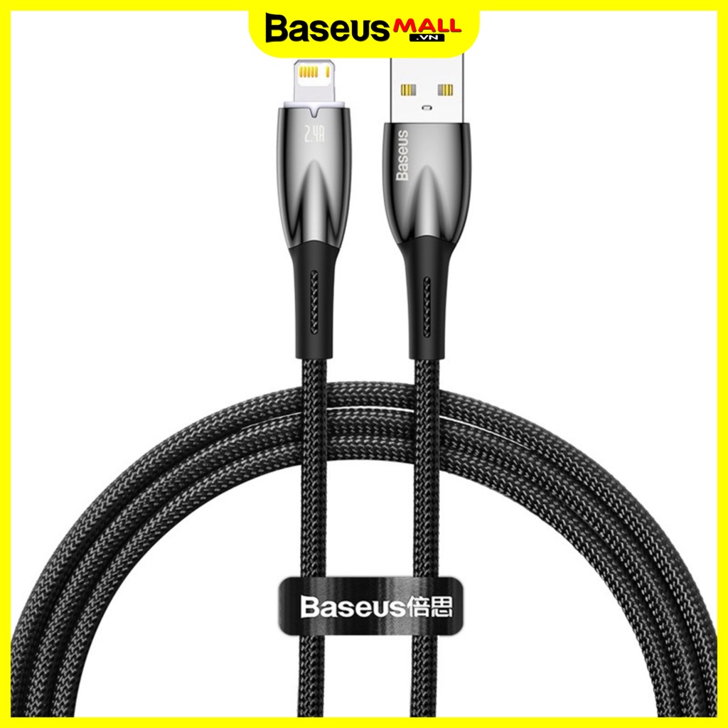 Cáp Sạc Baseus Glimmer Series Fast Charging Data Cable USB to iP 2.4A