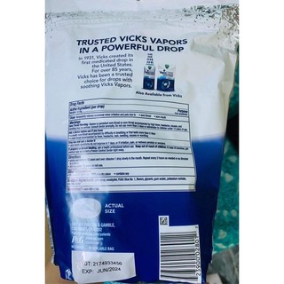Kẹo ngậm Vicks VapoCOOL Max Strength - 200 viên