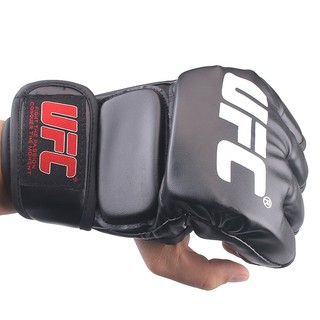 Găng MMA Găng Tập Võ Tổng Hợp Găng Tay Hở Ngón UFC Cao Cấp Microfiber