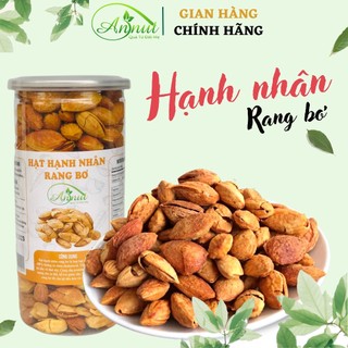Hạnh nhân rang bơ AnNut vỏ mỏng 500g, hạt hạnh nhân rang bơ thơm ngon Hạt dinh dưỡng Đồ ăn vặt