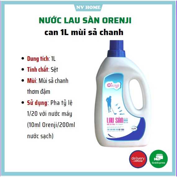 Nước lau sàn Orenji,NanoS cho Robot hút bụi lau nhà ECOVACS DEEBOT/ILIFE /XIAOMI/LIECTROUX/NEABOT/ DREAME/ ROBOROCK
