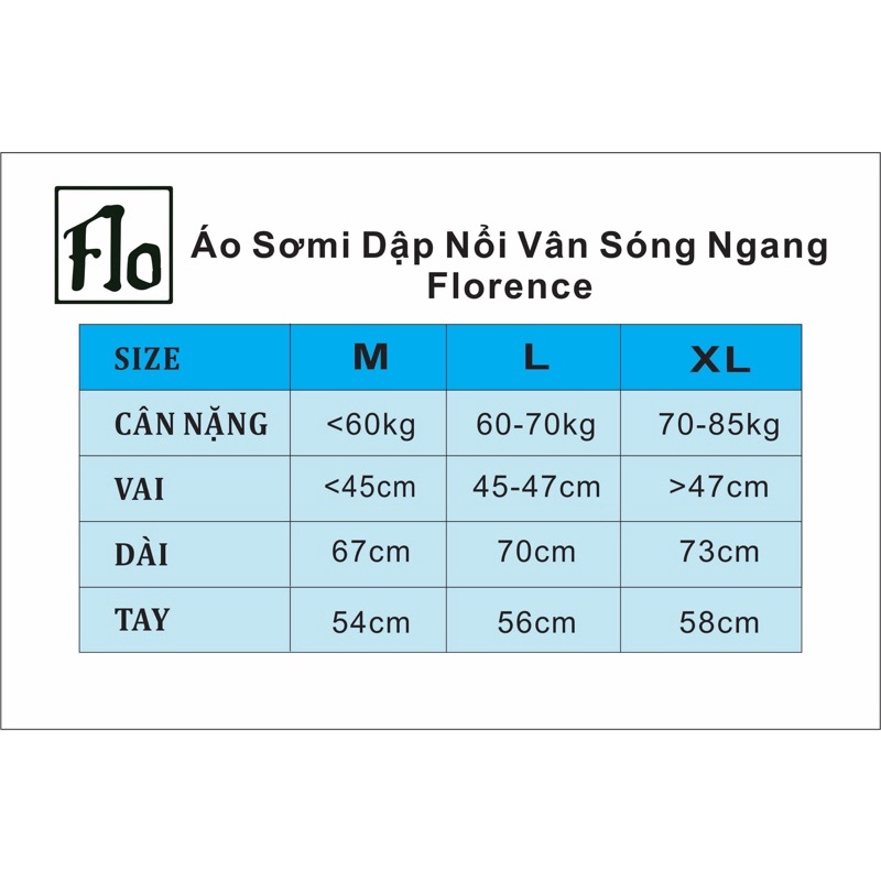 Áo sơ mi Flo Menswear dập sóng ngang sofi