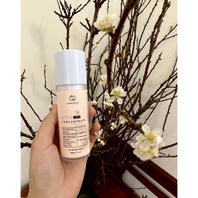 Serum Vitamin C 22% Skinsolve mờ thâm nám, trắng da, ngừa lão hoá