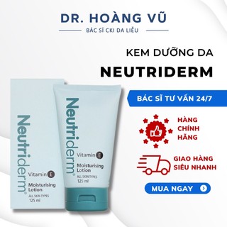 Kem dưỡng da vitamin e neutriderm 125ml - dr. hoàng vũ
