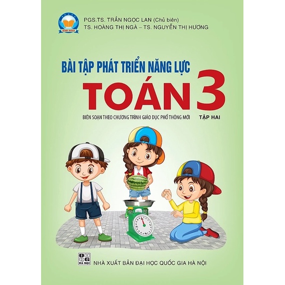Sách - Bài Tập Phát Triển Năng Lực Toán 3 (tập 2) - Biên soạn theo chương trình GDPT mới