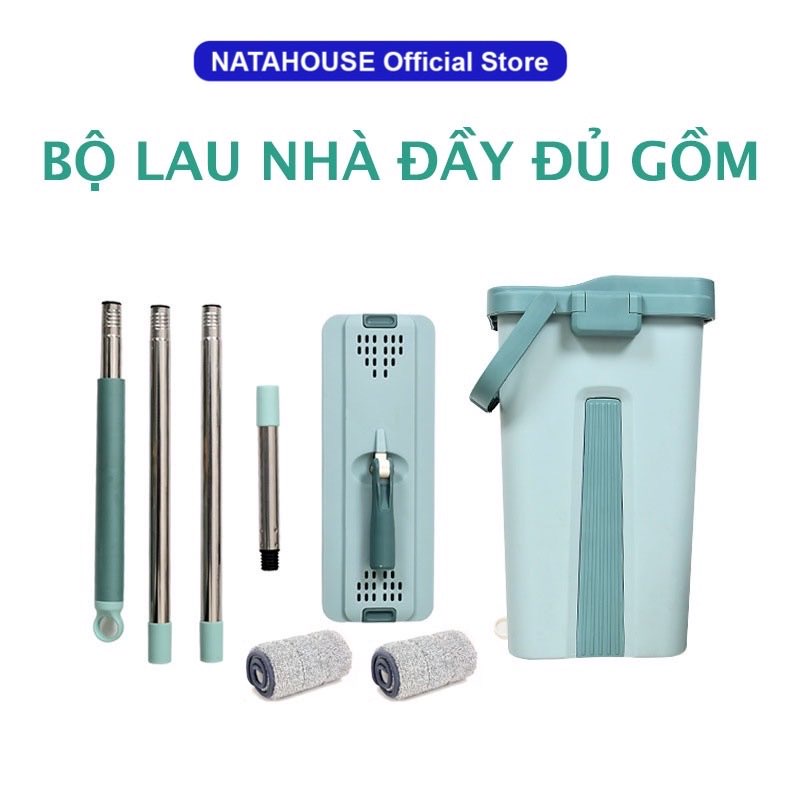 Bộ Lau Nhà Tự Vắt Thông Minh Cây Lau Nhà 360 Độ mã _ BLNNATAHOUSE