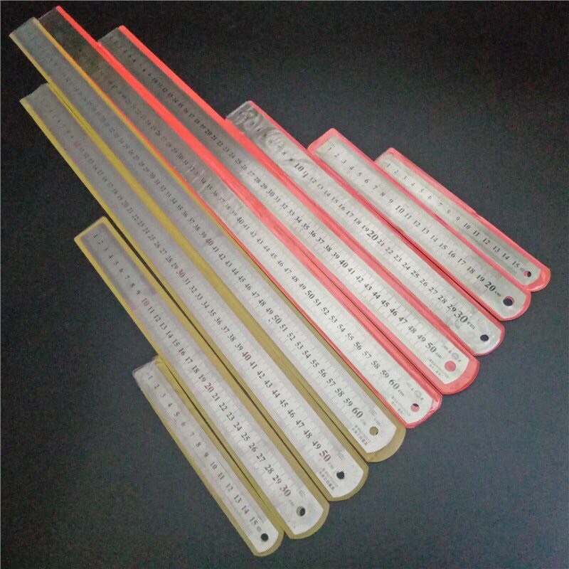 Thước sắt 50cm 60cm 1 mét và inh đẹp