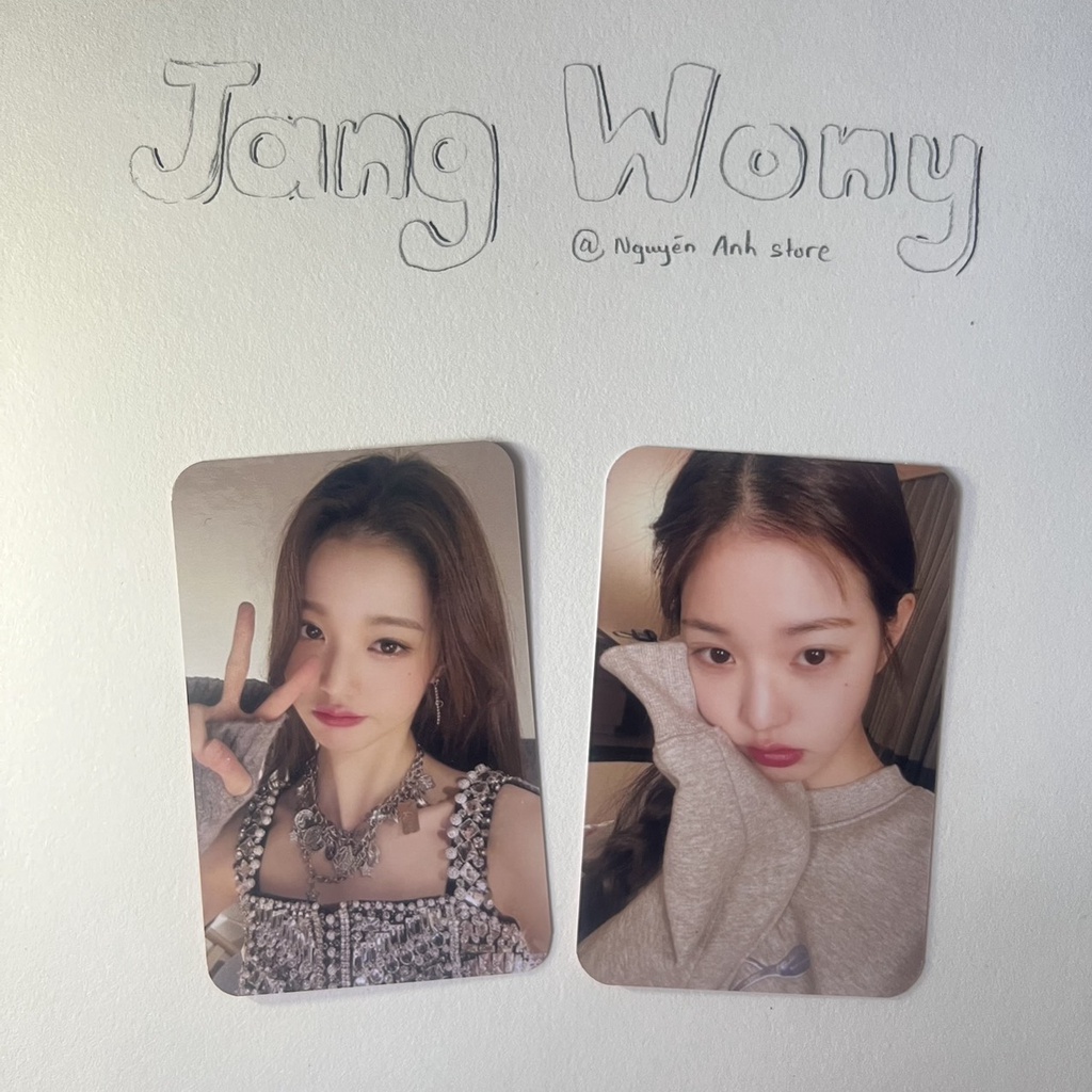 Card Ảnh Bo Góc Wonyoung IVE