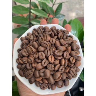 Cà phê Hạt Robusta Honey rang mộc 100% nguyên chất (gói 1000g)