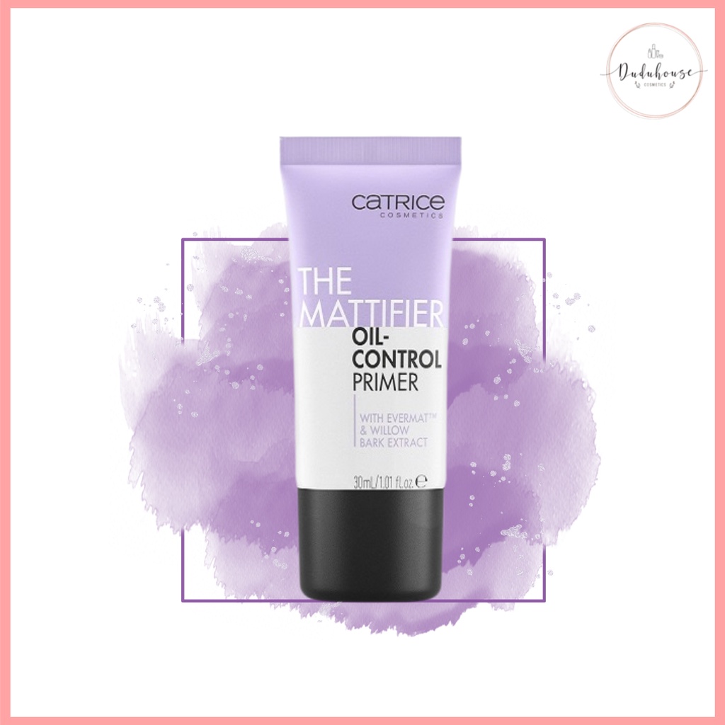 Kem Lót Kiềm Dầu Dưỡng Ẩm CATRICE Primer Catrice màu tím da mụn