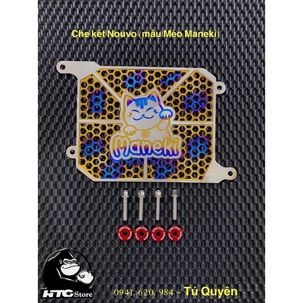 Che két mẫu Mèo Tài Maneki Nouvo LX (No4-6) thiết kế chuẩn fom với chất liệu Titanium bền, đẹp, tiện dụng