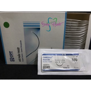 Set 5 tép Chỉ phẫu thuật Caresilk 3/0,4/0, 5/0, 6/0