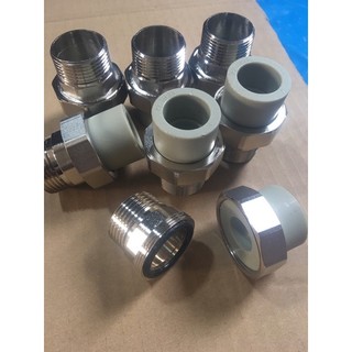Rắc co ren ngoài 34mm ra ống 25 ppr