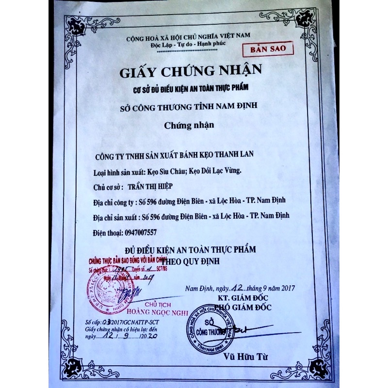 Kẹo vừng đen hộp V04  - Kẹo Sìu Châu Thanh Lan  -  Nam Định