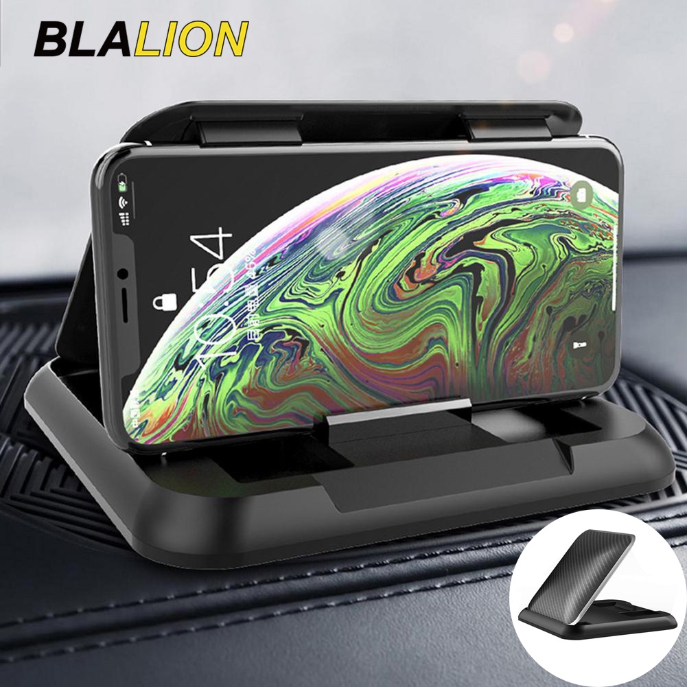 Giá đỡ điện thoại bằng sợi Carbon silicon chống trượt có thể gấp gọn tiện dụng cho