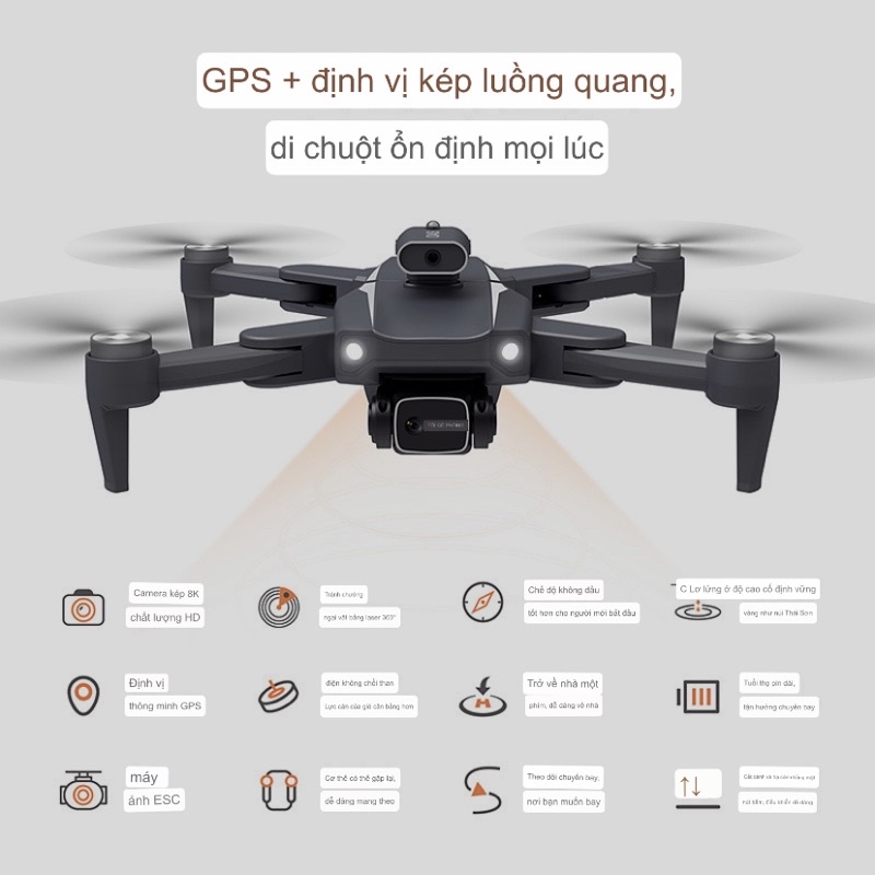 Flycam Gps giá rẻ A88 - động cơ không chổi | BigBuy360 - bigbuy360.vn