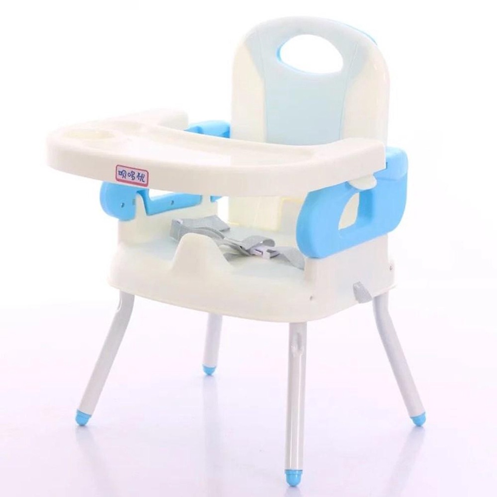 Ghế Ăn Dặm Đa Năng Hanbei 2 trong 1 Kèm chân sắt đầy đủ phụ kiện hàng cao cấp chính hãng