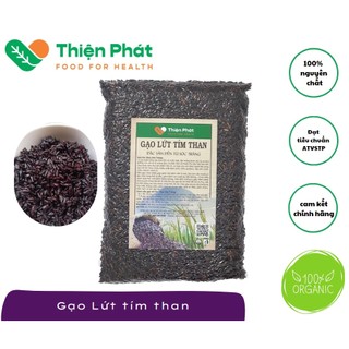 [SALE SỐC 3 NGÀY] Gạo Lứt Tím Than Sóc Trăng 1kg