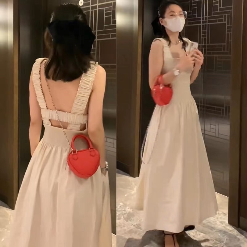 HÌNH CHÍNH CHỦ - ĐẦM MAXI NHÚN HỞ LƯNG
