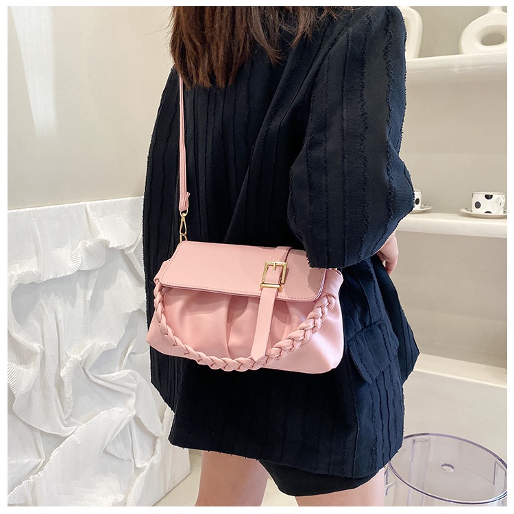 MISCHA Túi Xách Da PU Màu Trơn Thời Trang Cho Nữ