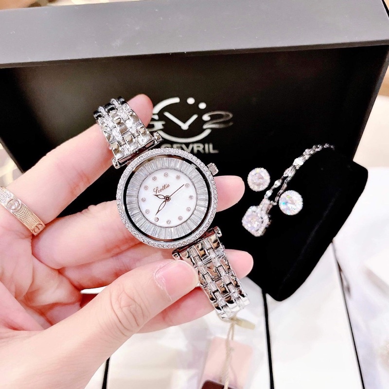 [CHÍNH HÃNG] Đồng hồ nữ Scottie mặt đính đá thời thượng hot trend thời trang bền bỉ sang trọng Mai Luxury Watch Sc 9200