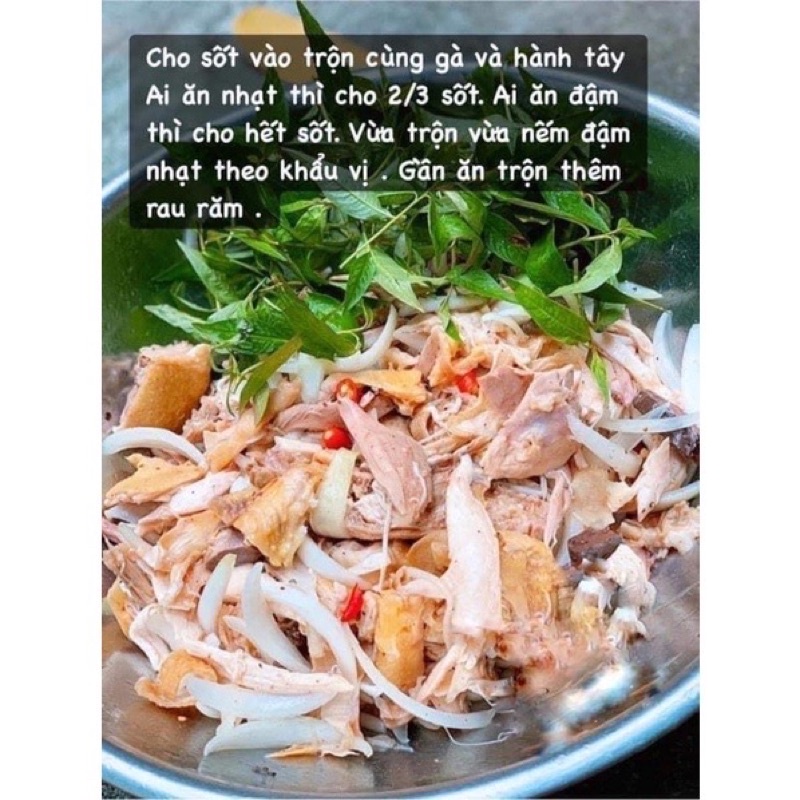 Set gia vị làm nộm gà xé phay