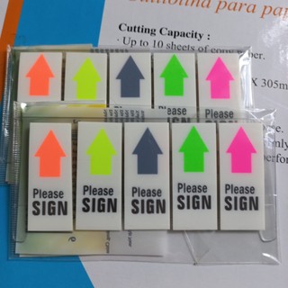 Giấy Note Please Sign 5 màu Pronoti 45649