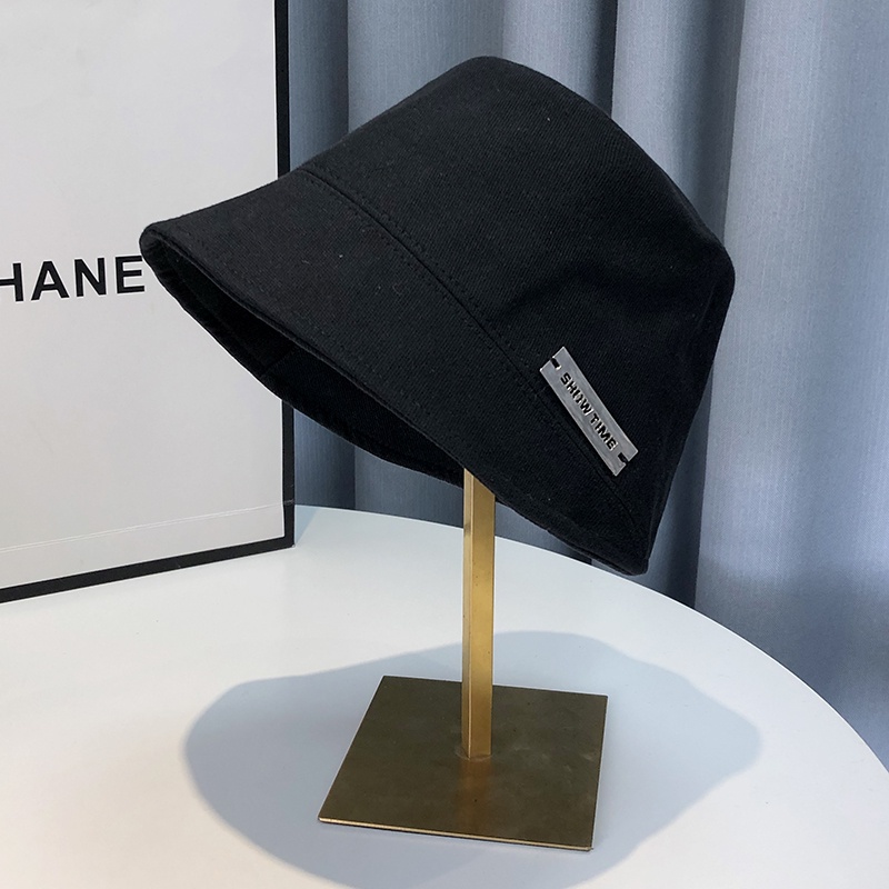 Nón Tai Bèo Màu Đen Trơn Thời Trang Xuân Hè 2023 Phong Cách Nhật Bản Cho Nữ