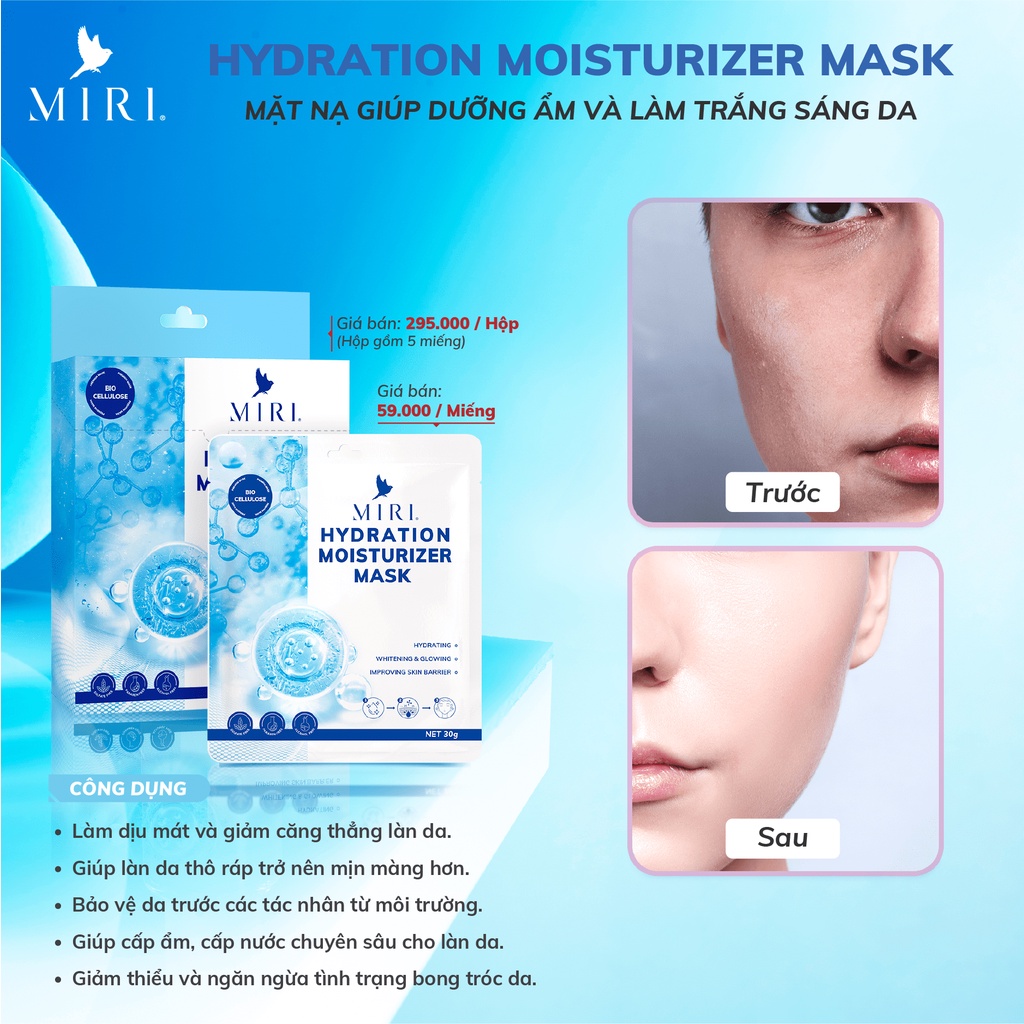Mặt Nạ Giúp Dưỡng Ẩm Và Làm Sáng Da - Hydration Moisturizer Mask