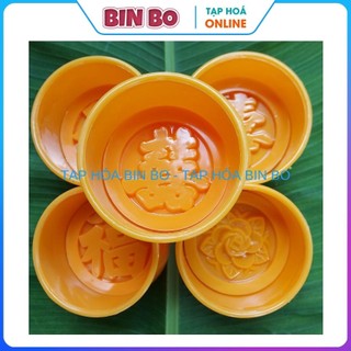 Khuôn xôi tròn Vĩnh Trường 10 cm (Hoa Hồng, Phước, Lộc, Thọ, Hỷ) khuôn nhận xôi