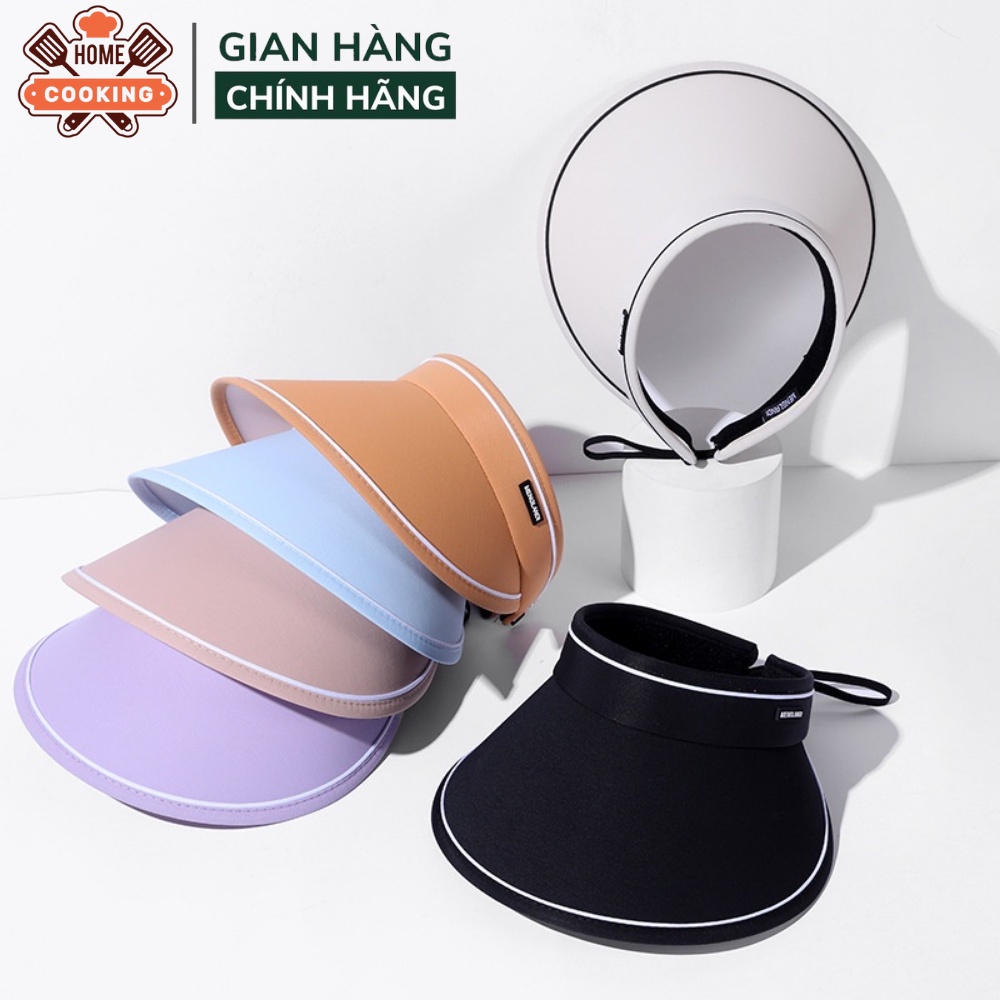 Mũ chống nắng nữ, nón rộng vành nửa đẩu chống nắng chống UV, thiết kế gấp gọn được, mẫu mã mới sang trọng trẻ trung