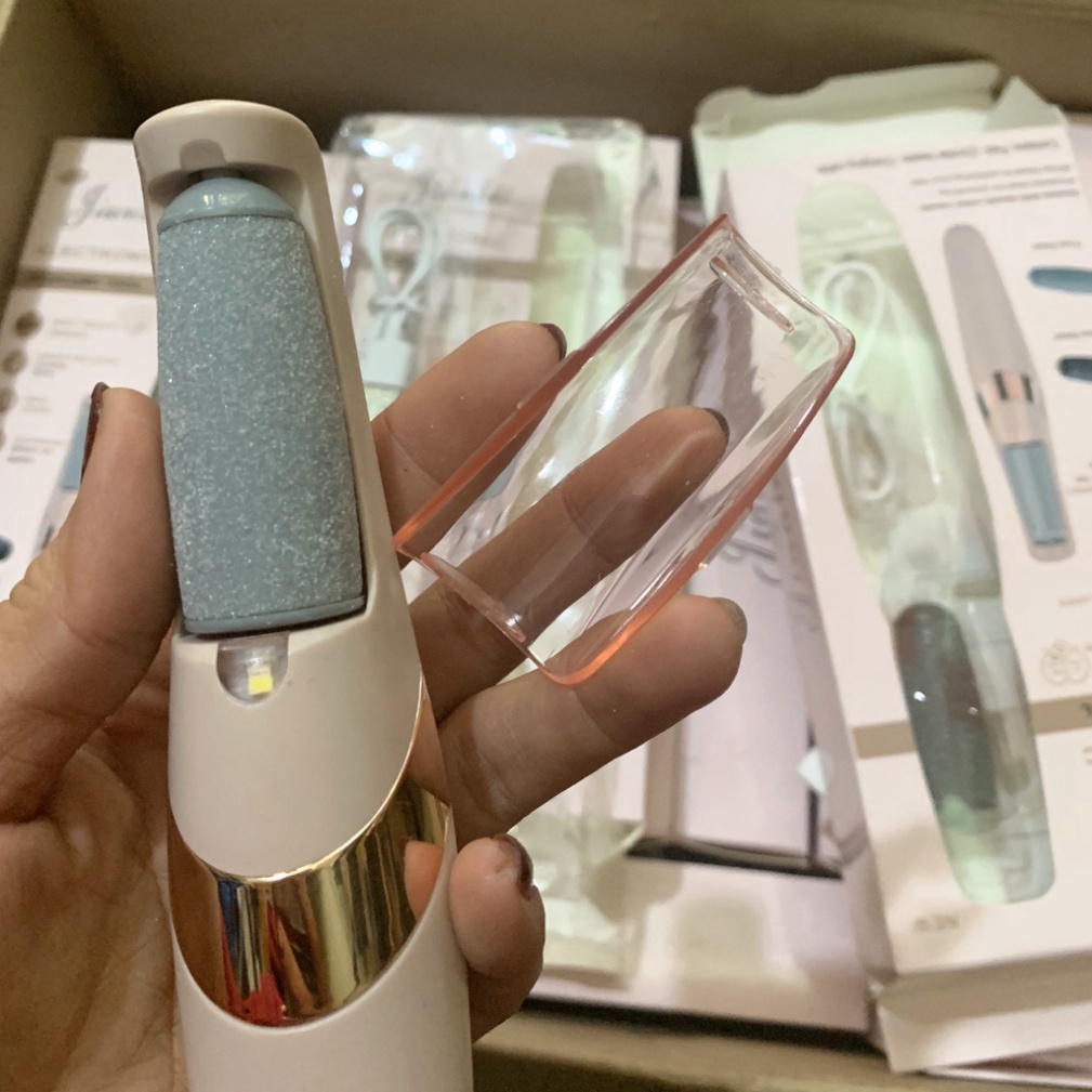 Máy Chà Gót Chân Tẩy Tế Bào Chết Tự Động Chuyên Dụng Cho Tiệm Nail, Cá Nhân Tại Nhà New