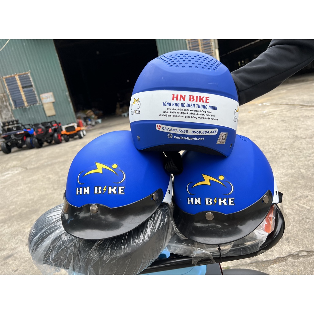 Mũ bảo hiểm nửa đầu thời trang vespa hàng dày dặn - sơn phủ bóng