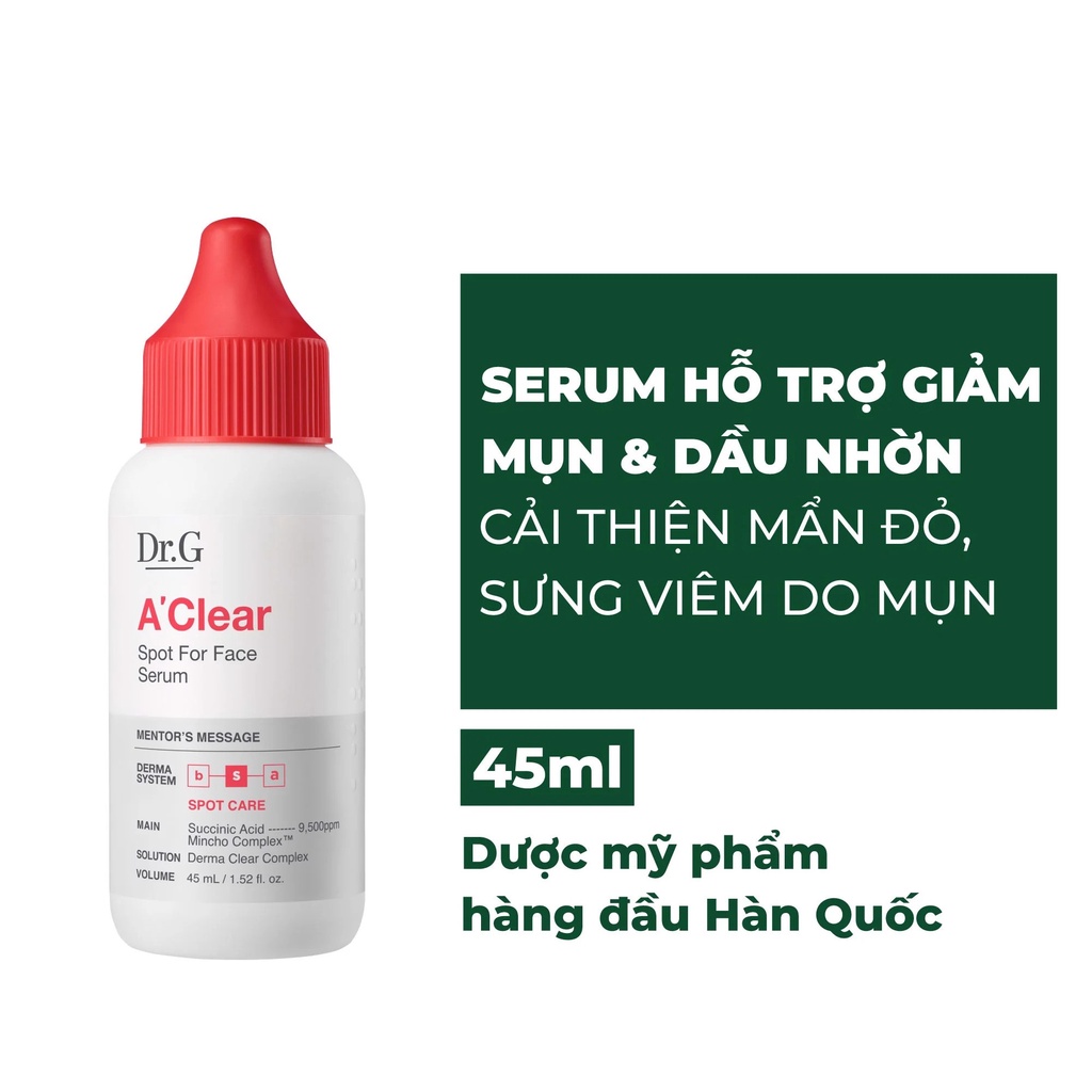 Tinh Chất Giảm Mụn Dr.G A'Clear Spot For Face Serum 45ml