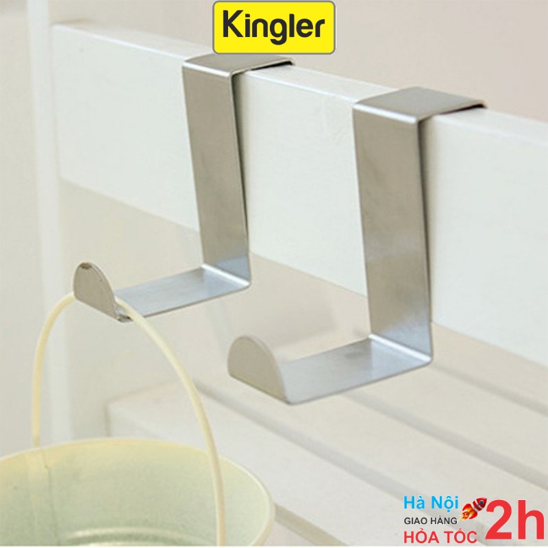 Móc Inox - Kingler, Treo Đồ Hình Chữ Z, Gắn Sau Cánh Cửa Tủ, Cửa Nhà Tắm, Nhà Bếp Treo Đồ Đa Năng, Tiện Dụng. 2016