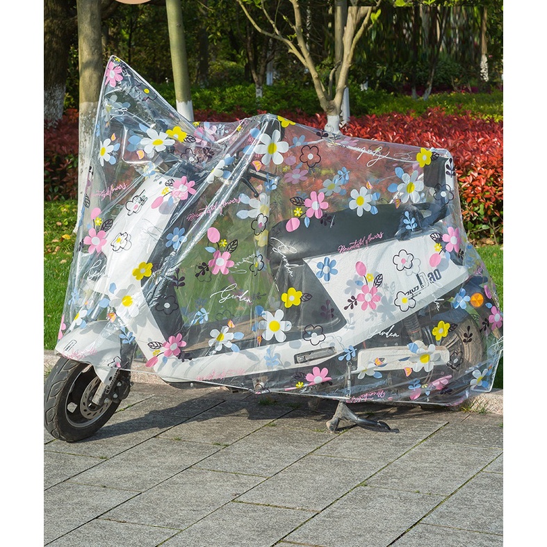 Bạt phủ xe máy áo trùm phủ bọc che mưa gió bụi vô cùng gọn nhẹ, dễ lắp đặt, sạch sẽ, không mùi