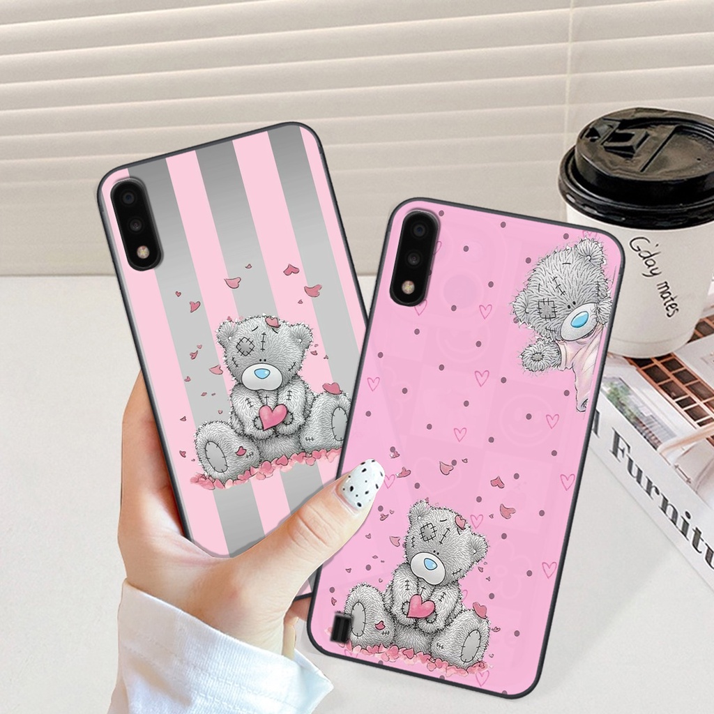 Ốp Samsung A01 / A02 in hình gấu cute dễ thương siêu xinh đáng yêu