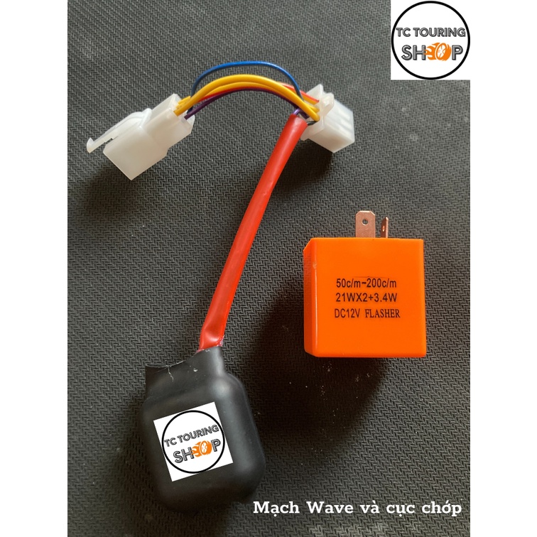 Mạch Hazard Wave,Sirius,Dream Gắn Như Zin Độ Bền Cao, Cục Chớp Tăng Chỉnh Nháy Nhanh Chậm