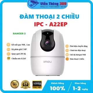 Camera wifi A22EP, camera ip hồng ngoại 2mp, xoay 360 độ, đàm thoại 2 chiều - 309cctv