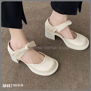 Giày búp bê nơ nữ M487 - 5 phân