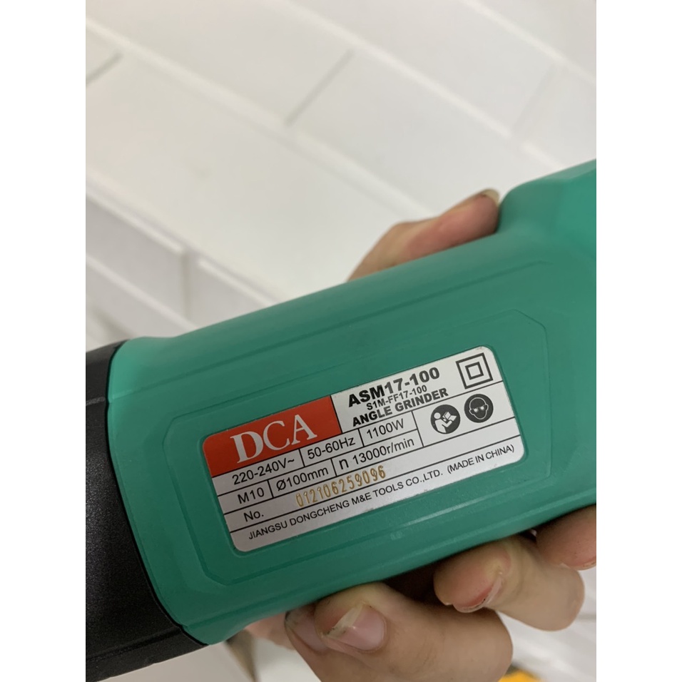 Máy mài, máy cắt cầm tay DCA ASM17-100 Công suất 1100W công tắc đuôi