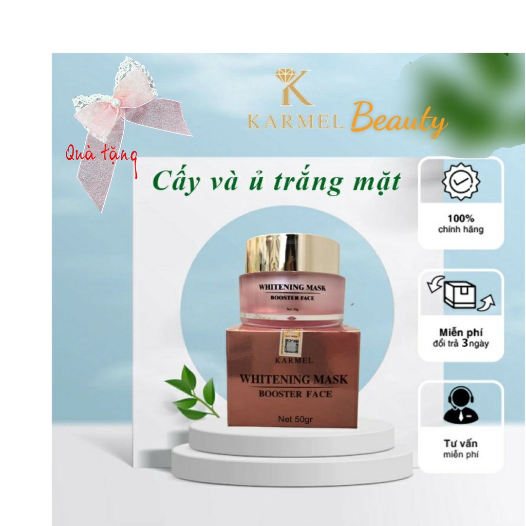 Cấy và ủ trắng măt giúp sáng da, mờ thâm nám, đồng đều mầu da Kamel (Karmel) 50g - Whitening Mask