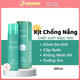 XỊt chống nắng Jm Solution Marine Luminous Pearl Sun Spray 180ml (chai xanh)