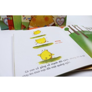 Sách thiếu nhi - Combo:Gà con lon ton ( 6 cuốn )