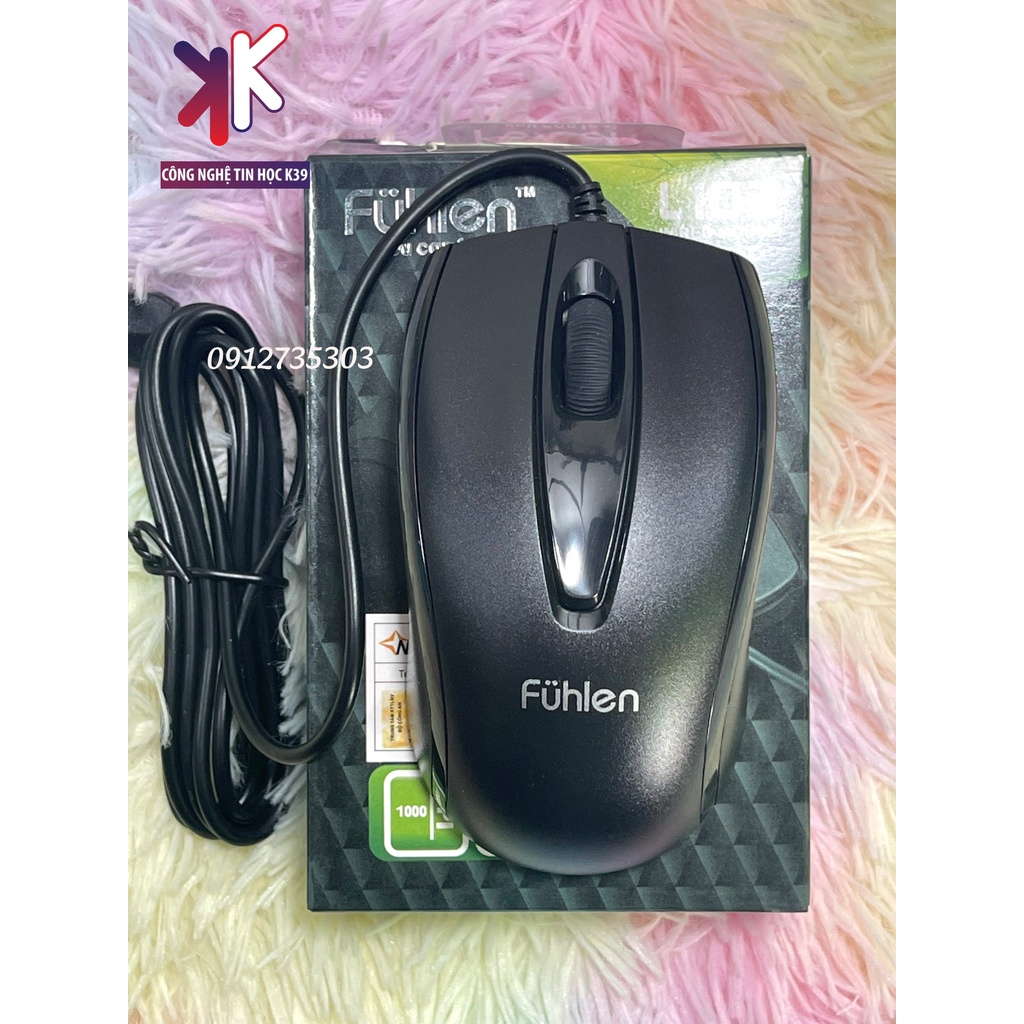 Chuột có dây Fuhlen L102 - Chuột game Fuhlen L102 bảo hành 12 tháng