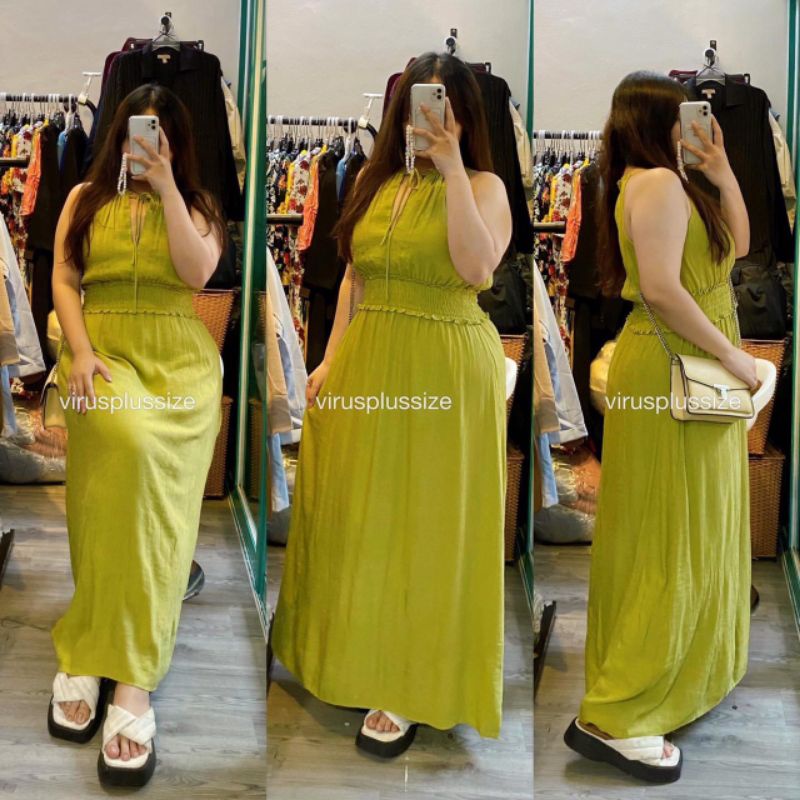 [virusplussize]sale outlet - Đầm maxi Taylor bigsize