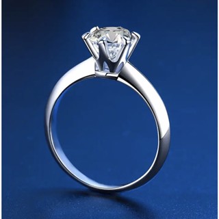  Kim Cương Nhân Tạo Moissanite  5---11mm  Nhẫn nữ 925 bạc D màu 0,5--5 carat Mosan đá có thể vượt qua bút kim cương với giấy chứng nhận giám định nhẹ nhàng và sang trọng 