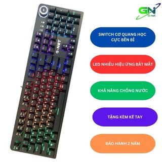 Bàn phím cơ Gnet GK315 switch quang