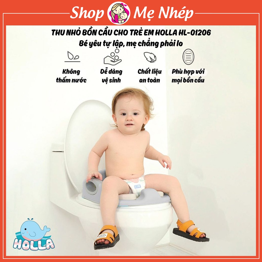 Bệ Thu Nhỏ Bồn Cầu Holla Cho Bé - Bệ Ngồi Toilet Holla Trẻ Nhỏ